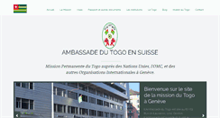 Desktop Screenshot of ambassadedutogo.ch